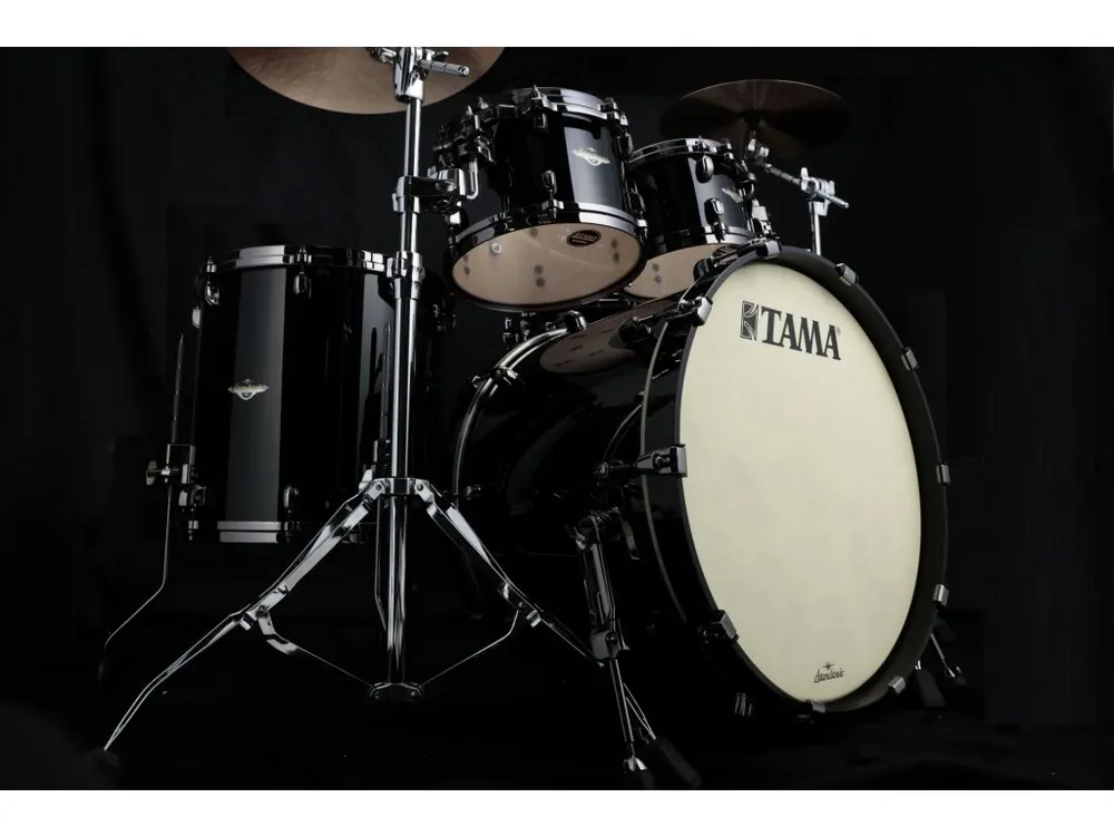 Jen Po Omezenou Doba TAMA - SHELL KIT 4-PCS. SC MAPLE TAMA, PIANO BLACK, 2216, 1007, 1208, 1616, BN-HW MA42TZBNS-PBK