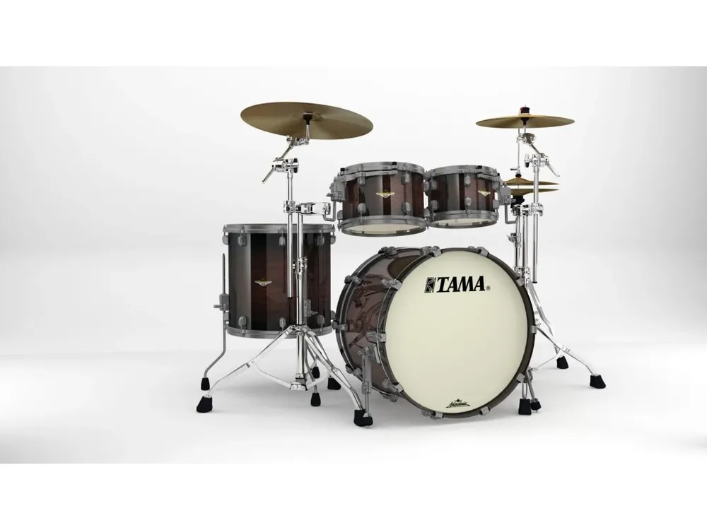 TAMA - TAMA Starclassic Maple, Shell Kit 4.Pcs., SBN-HW, Dark Mocha Burst MA42TZUS-DMB Značkový
