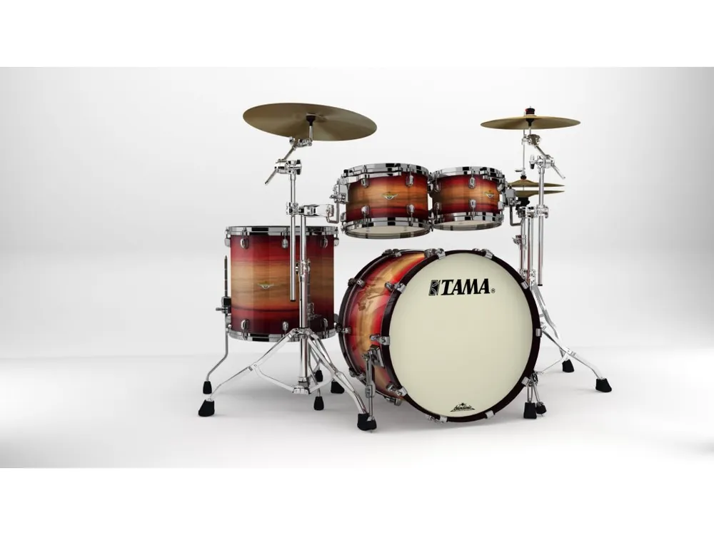 Cenově Výhodný TAMA - TAMA Starclassic Maple, Shell Kit 4-Pcs., BN-HW, Ruby Pacific Walnut Burst ME42TZBS-LRWB