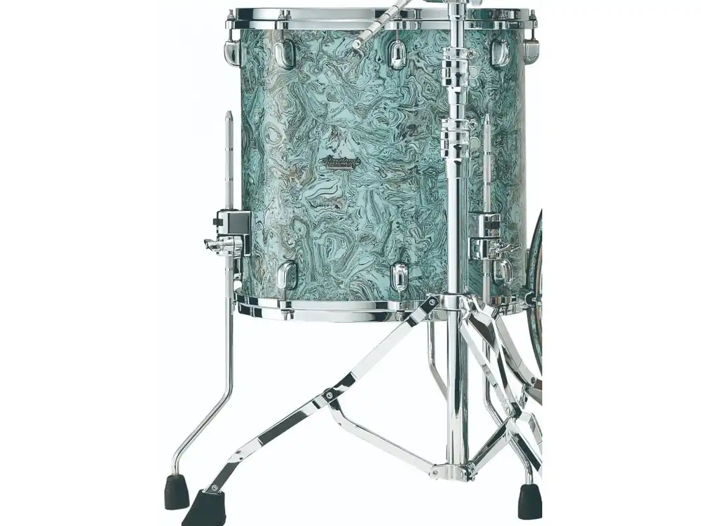 Vysoce Kvalitní TAMA - TAMA Starclassic Maple, Floor Tom, 1414, Chrome-HW, Sky Blue Swirl MRF1414-SLW