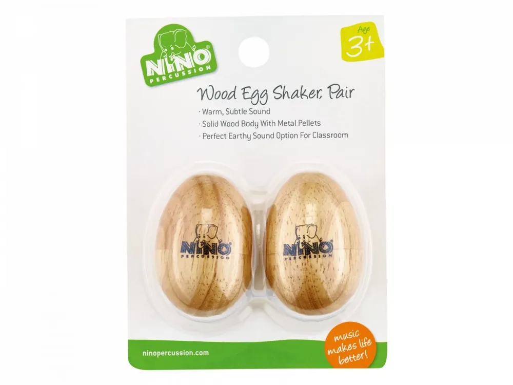 NINO Percussion - WOOD EGG-SHAKER, SMALL NINO562-2 Jen Po Omezenou Doba