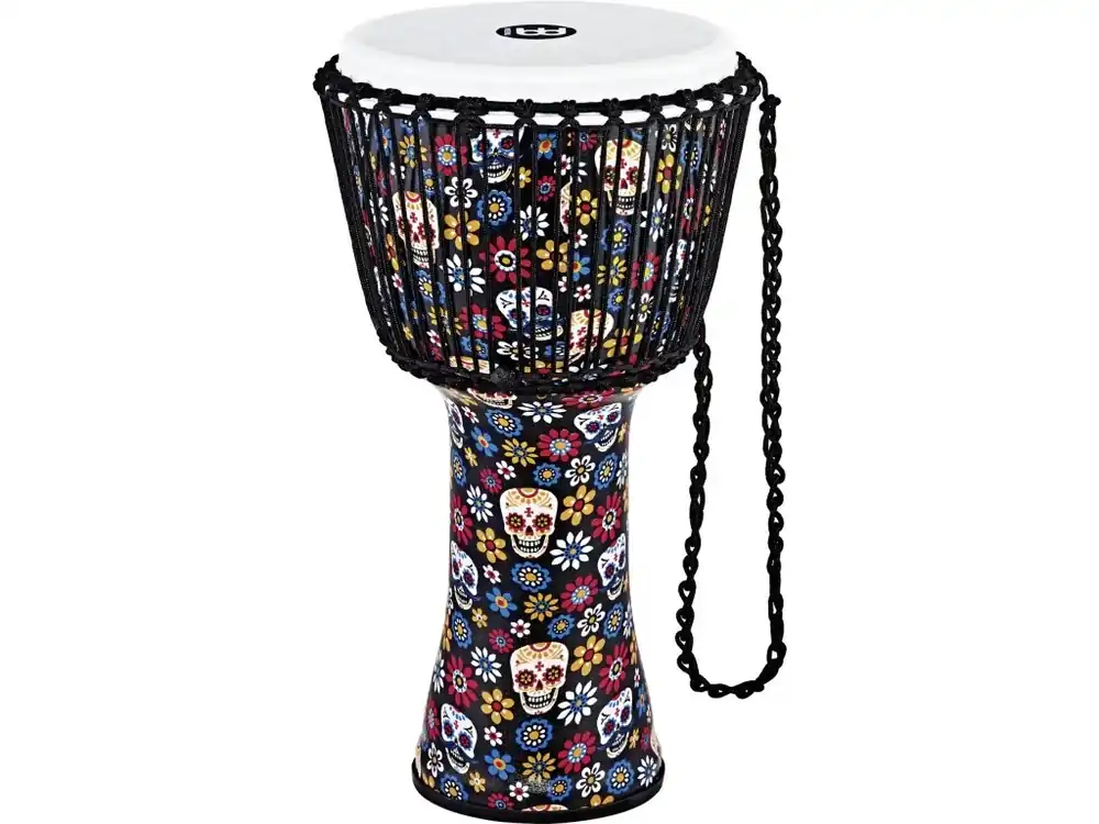 Top Prodej TAMA - AFRICAN DJEMBE 12" LARGE MEINL, DAY OF THE DEAD FINISH, TRAVEL SERIES, FIBERHEAD PADJ7-L-F
