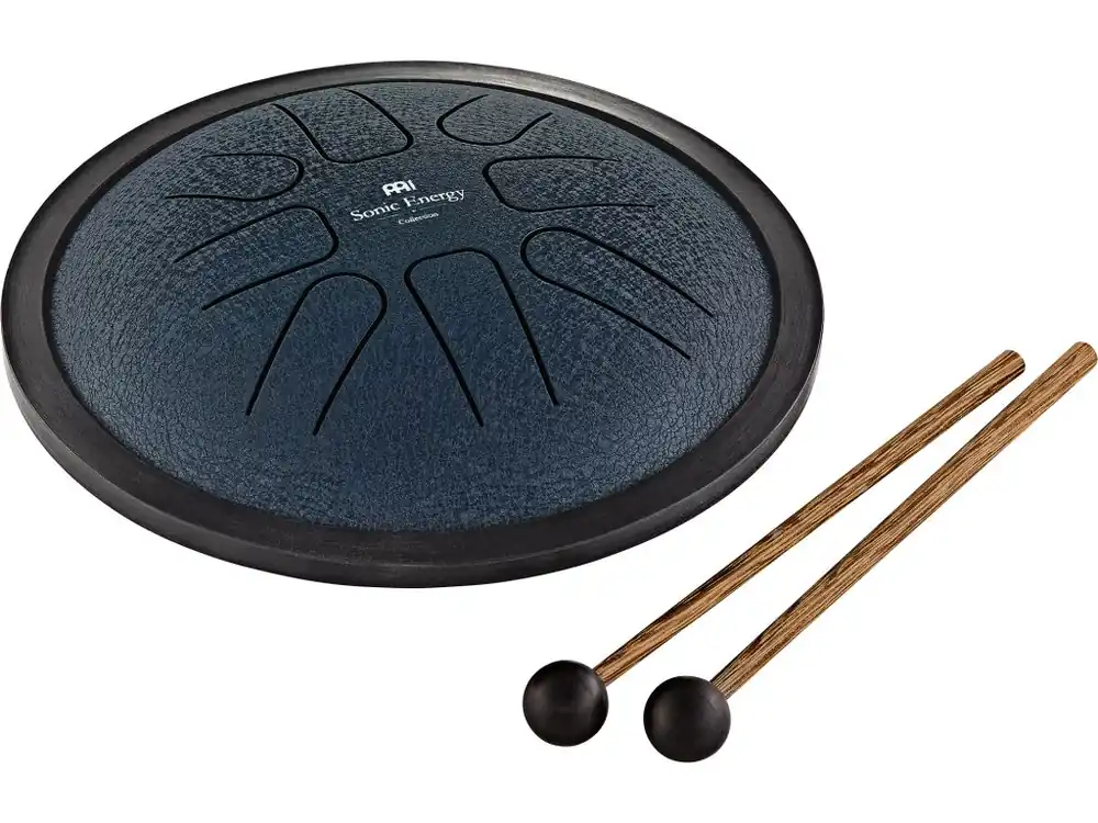 MEINL Percussion - SMALL STEEL TONGUE DRUM MEINL, NAVY BLUE, G-MINOR, 8 NOTES, 7" SSTD2NB Nízká Cena