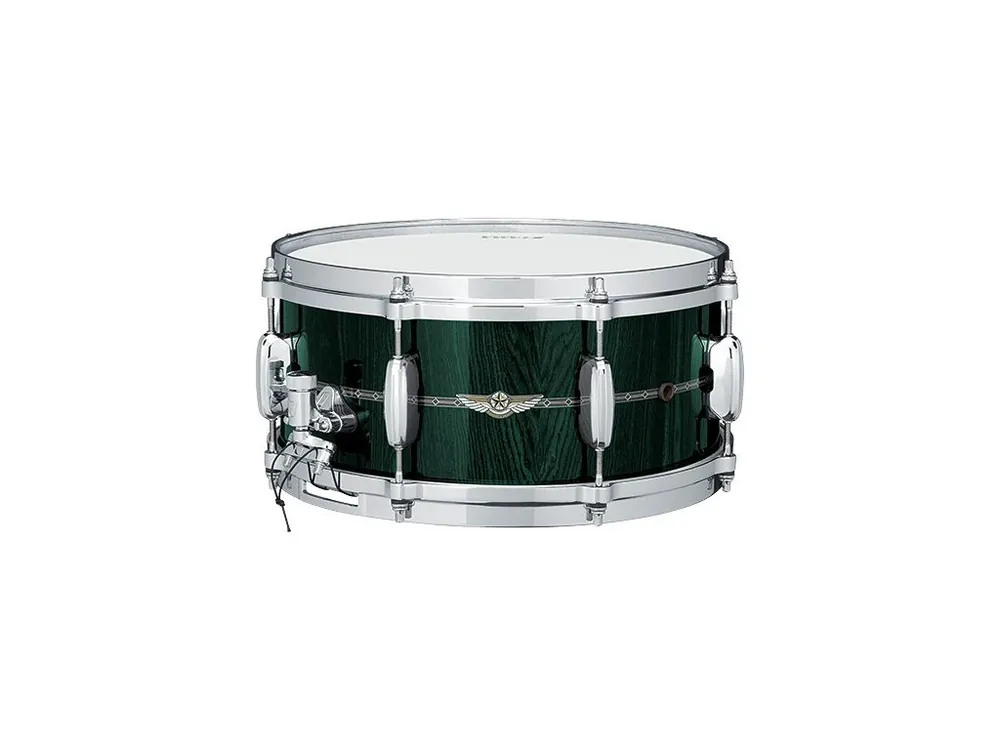 Akční Nabídka TAMA - SNAREDRUM 14"x5,5"STAR BUBINGA, DARK GREEN CORDIA TBS1455S-CDKG