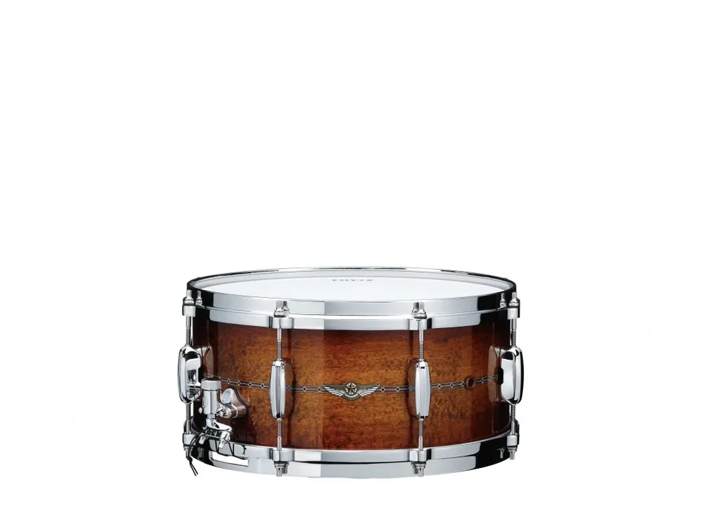 Top Prodej TAMA - SNAREDRUM 14"x5,5"STAR BUBINGA, SUNSET AUSTRALIAN ACACIA TAMA, INLAY ONLY OUTSIDE TBS1455S-SAC
