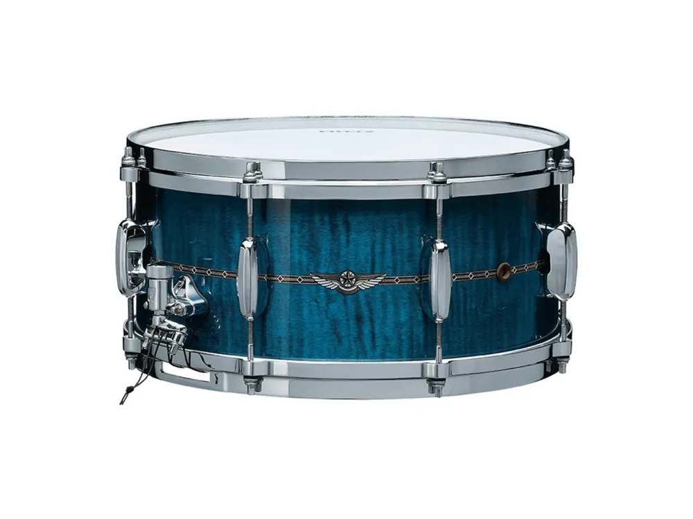 TAMA - SNAREDRUM 14"x6,5" STAR MAPLE, OCEAN BLUE CURLY MAPLE TMS1465-ROLC Nakupujte Hned