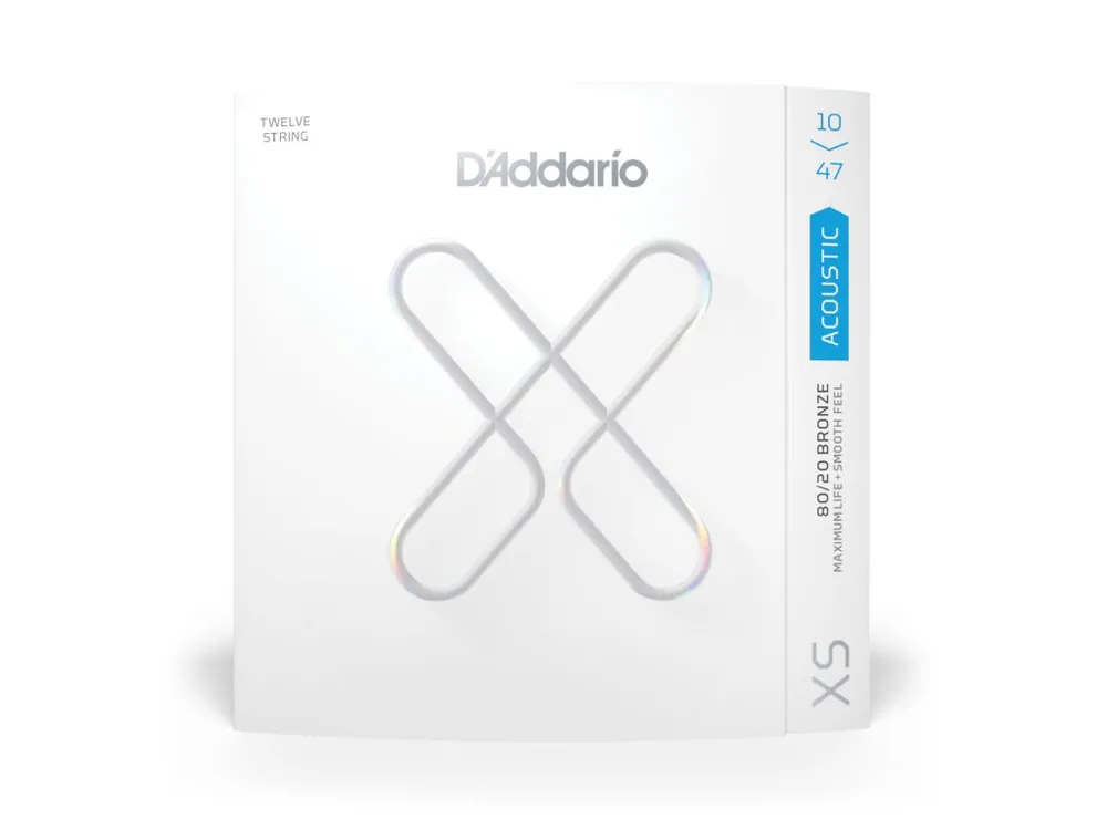 Kovové struny pro akustickou kytaru D‘ADDARIO XSABR1047-12 Expresní Doručení