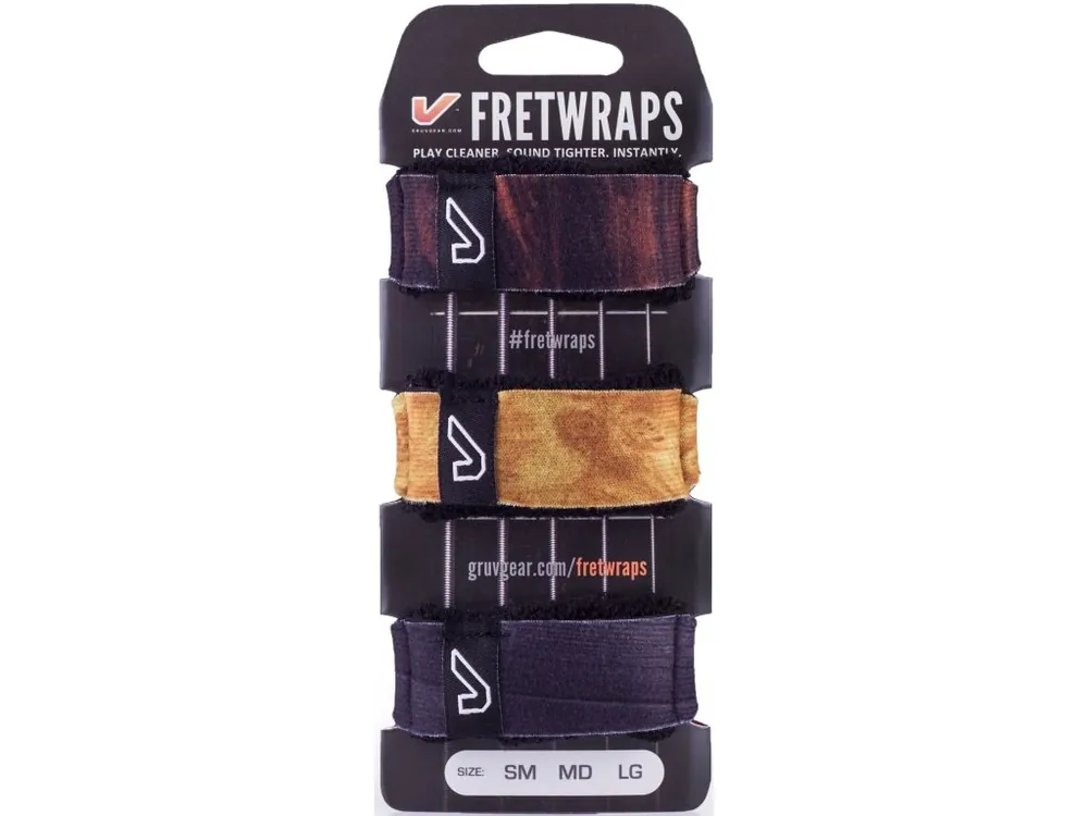 Tlumítko strun GRUVGEAR FretWraps Wood 3-Pack Medium Akční Cena