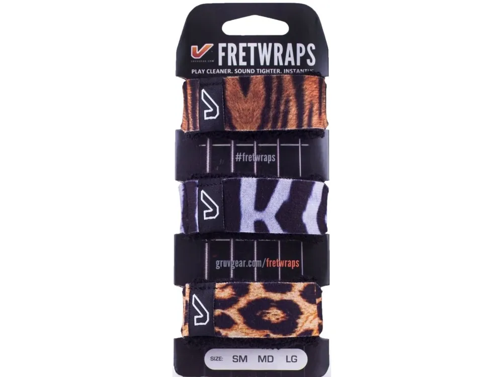 Koupit Online Tlumítko strun GRUVGEAR FretWraps Safari 3-Pack Large