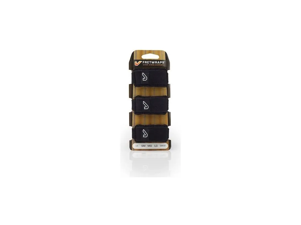 Tlumítko strun GRUVGEAR FretWraps Black Medium - 3 Pack Nejlepší Volba