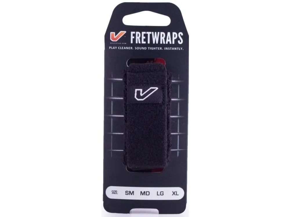 Oblíbený Tlumítko strun GRUVGEAR FretWraps Black Extra Large