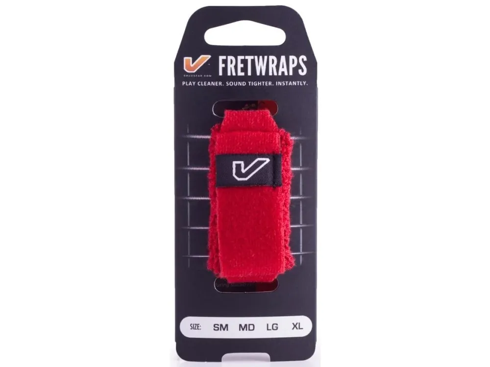 Jen Po Omezenou Doba Tlumítko strun GRUVGEAR FretWraps Fire Red Large