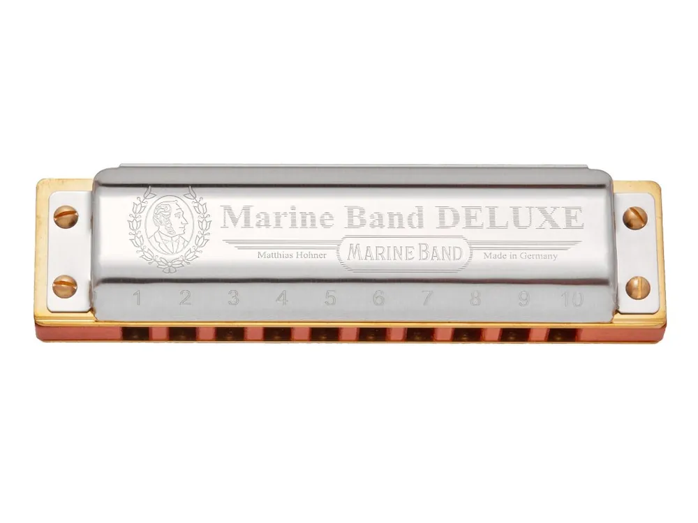 Sezónní Sleva Foukací harmonika HOHNER Marine Band Deluxe Bb-major