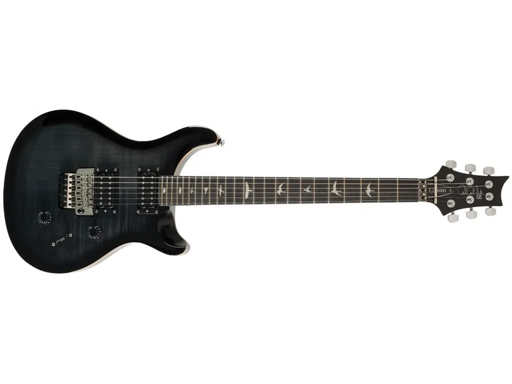 Tovární Cena Elektrická kytara PRS SE Custom 24 Floyd Charcoal Burst 2022