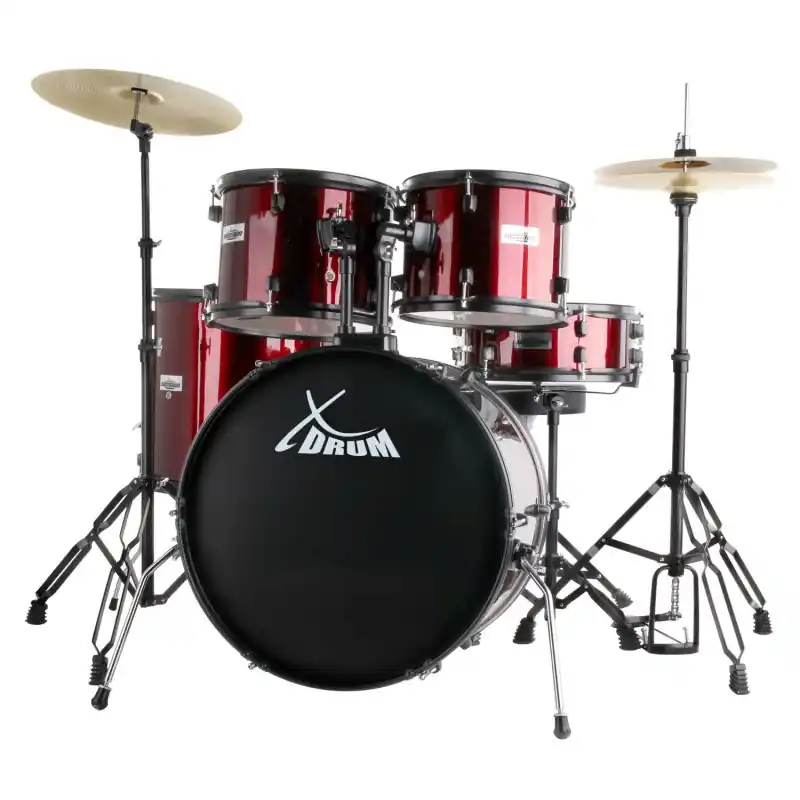 XDrum Rookie RED - kompletní bicí souprava Nízká Cena