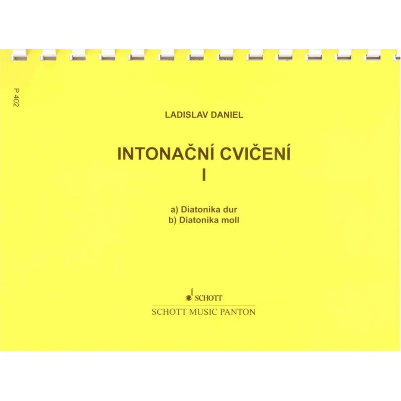 Oblíbený Intonační cvičení I - Ladislav Daniel