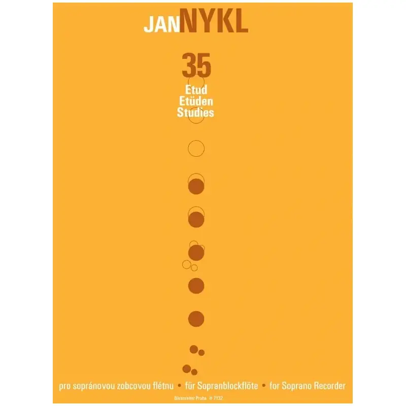 35 etud pro sopránovou zobcovou flétnu - Jan Nykl Aktuální