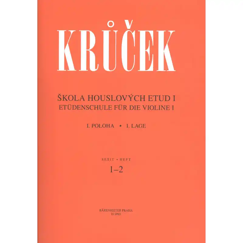 Škola houslových etud I. - Václav Krůček Výhodná Nabídka