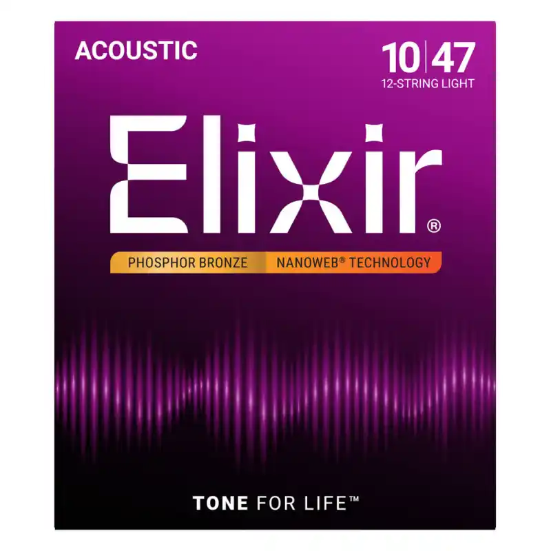 Originální Elixir 16152 Nanoweb PB 12-string