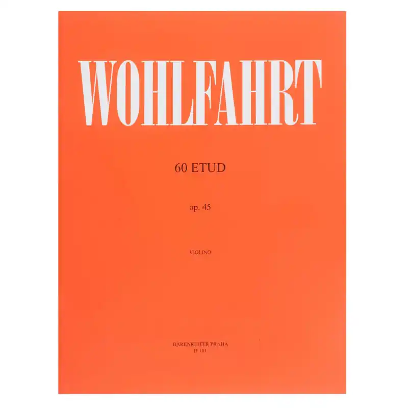 Wohlfahrt Franz - 60 etud opus 45 pro housle Značkový