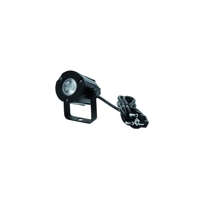 Eurolite LED spot 3W, 6000K, 6°, černý Koupit Online