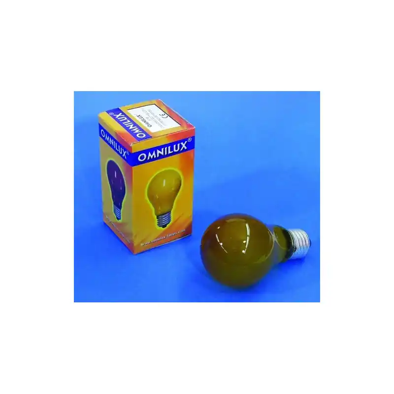 230V/25W E27 A19 Omnilux, žlutá Nízká Cena