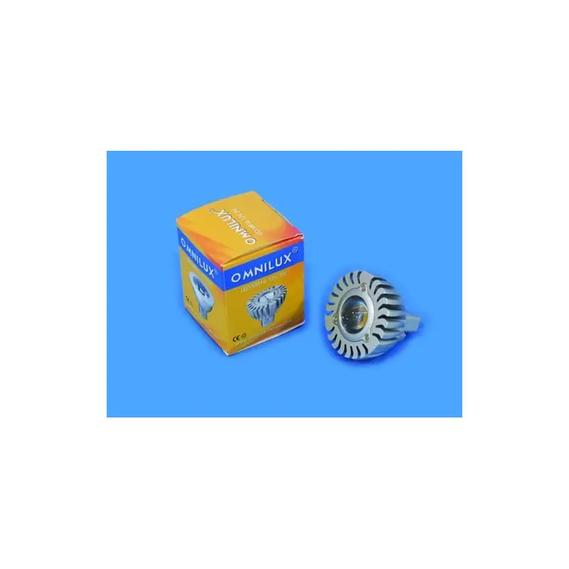 12V MR-16 GU-5.3 Omnilux, 3W LED zelená, chladič Objednat Nyní