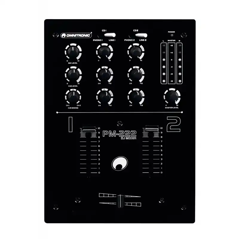 Omnitronic PM-222, 2-kanálový DJ mixpult Nejprodávanější