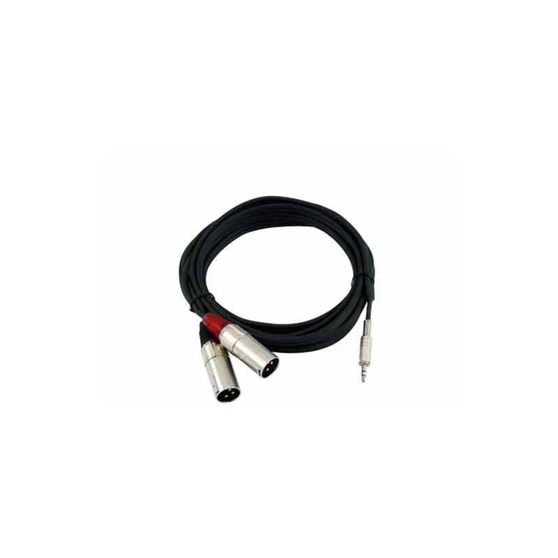 Poslední Šance Kabel AC40-15 Jack 3,5 stereo - 2x XLR samec, 1,5 m