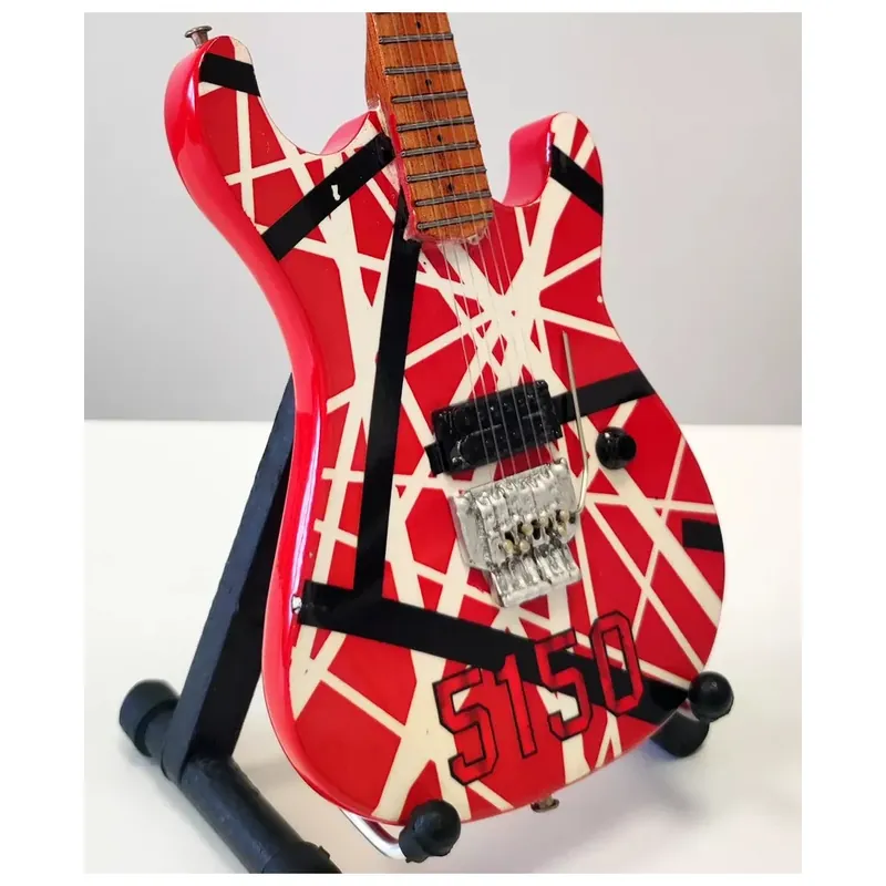 Autentický Music Legends PPT-MK014 Eddie Van Halen Cavel Red
