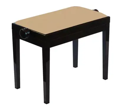 Akce Stolička klavírní Discacciati 105R/41/23E černý lesk/béžový vinyl