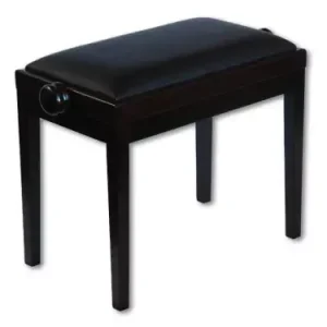 Stolička klavírní Discacciati 105R/34/89M palisandr mat/černý semiš Nízká Cena