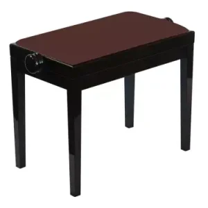 Speciální Cena Stolička klavírní Discacciati 105R/41/29E černý lesk/hnědý vinyl