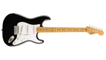 Nová Kolekce Elektrická kytara Fender Squier Classic Vibe 50s Stratocaster MN BK