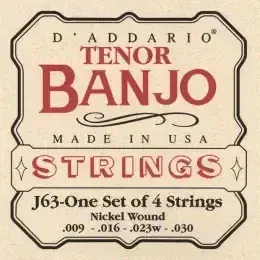 Struny pro banjo D‘Addario EJ63 Vrácení Zdarma