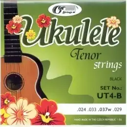 Výhodná Nabídka Struny pro tenorové ukulele Gorstrings UT4-B Black - 29/37