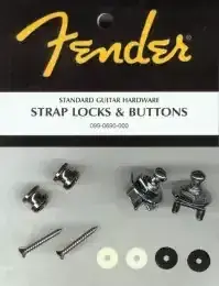 Značkový Zámek řemenu Fender Strap Locks