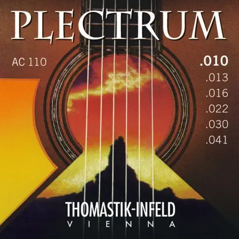 Vysoce Kvalitní Thomastik struny pro akustickou kytaru Plectrum Acoustic Series