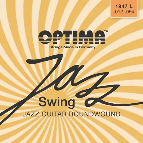 Optima struny pro E-kytaru Jazz Swing série Round Wound Akce