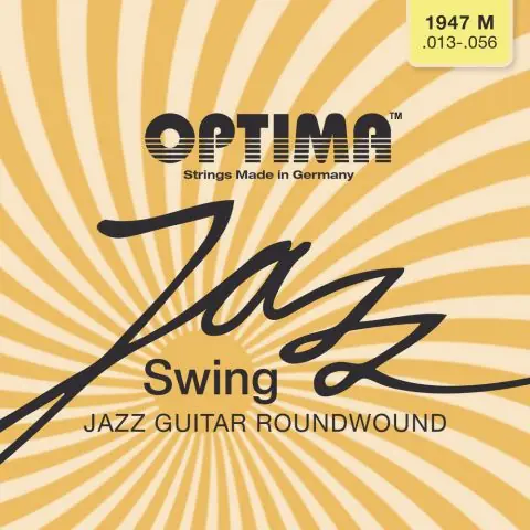 Optima struny pro E-kytaru Jazz Swing série Round Wound Cenová Bomba