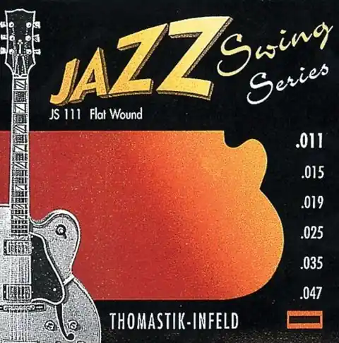 Objednat Nyní Thomastik struny E-kytaru Jazz Swing série Nickel Flat Wound