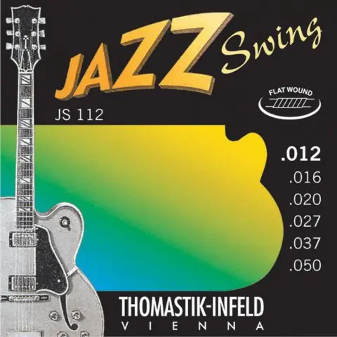 Thomastik struny E-kytaru Jazz Swing série Nickel Flat Wound Časově Omezené