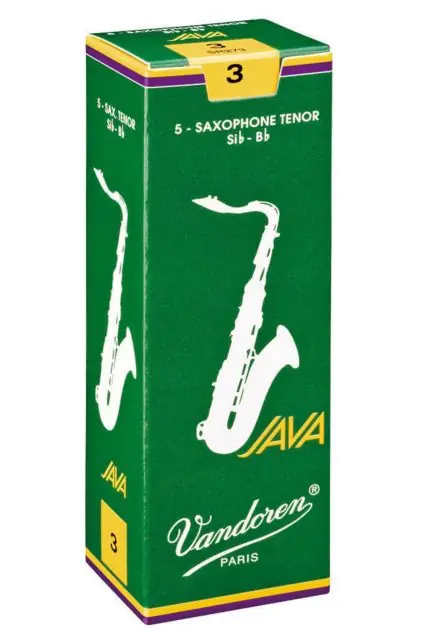 Autentický Plátek Baryton saxofon Java