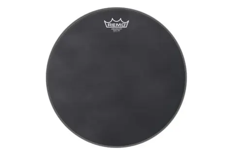 Cenově Výhodný Blána pro bicí Ambassador Black Suede Snare Side