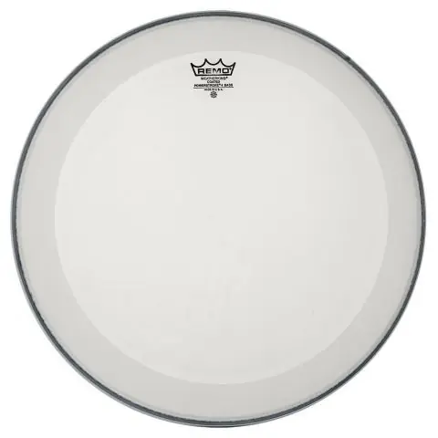 Blána pro bicí Powerstroke 4 Bílá, zdrsněné na bas drum Must-Have