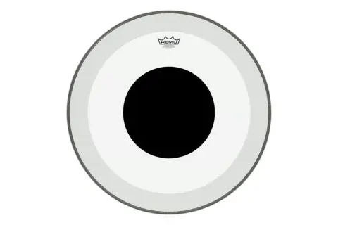 Expresní Doručení Blána pro bicí Powerstroke 3 Transparent Black Dot