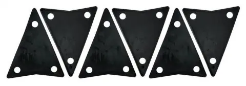 Tovární Cena Conga Hardware Plastové podložky pro boční desky