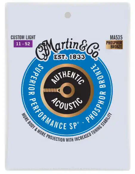 Martin Authentic SP 92/8 Phosphor Bronze Custom Light Nakupujte Hned