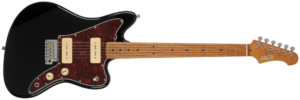 JET GUITARS JJ-300 P90 BK Přímo Od Výrobce