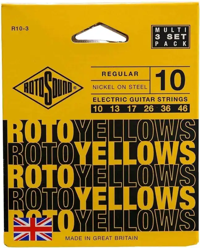 Super Cena Rotosound R10-3 Struny pro elektrickou kytaru, 3 pack